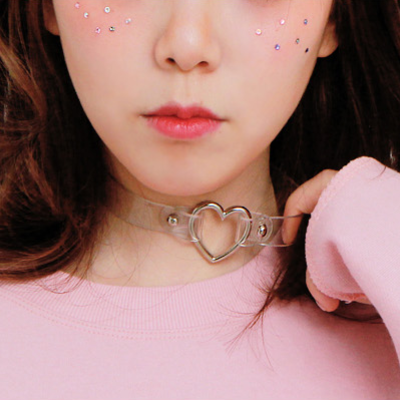 Clear heart choker - Thumbnail 4