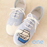 Harajuku milk cartons painted shoes - Thumbnail 3