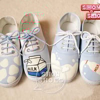 Harajuku milk cartons painted shoes - Thumbnail 4