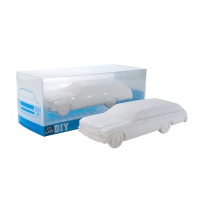 Kidrobot x filth 12" diy station wagon - white