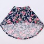 Floral Hi-Lo Skirt - Thumbnail 1