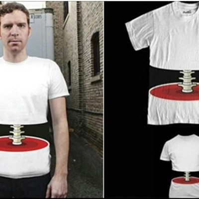 3d bone effect men’s shirt