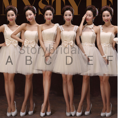 Mismatched bridesmaid dress,short bridesmaid dress, chiffon bridesmaid dresses, cute bridesmaid dresses, bridesmaid dresses, 15041703 - Thumbnail 5