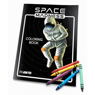 Space madness coloring book - Thumbnail 1