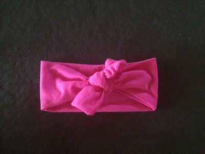 Fuchsia Tie Knot Headwrap