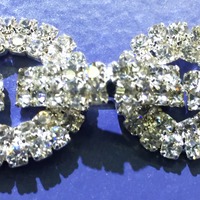Round Pavè Crystal Chain Link Trim  - Thumbnail 1