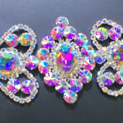 Crystal belt appliquè