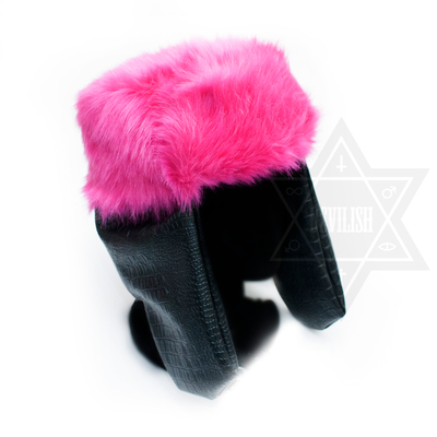 Hot pink monster hat