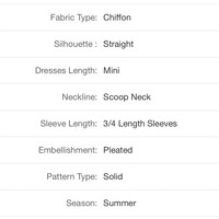 Chiffon Fairy Style Dress - Thumbnail 1