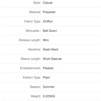 Chiffon Batwing Dress - Thumbnail 1