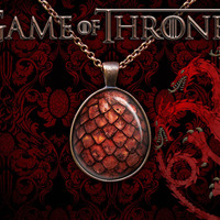 Game of Thrones Dragon Egg Pendant Necklace or Jewelry Set - Thumbnail 3