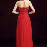 lace prom dress, long prom dress, red prom dress, mermaid pom dress, evening prom dress, free custom prom dress,15040713 - Thumbnail 2