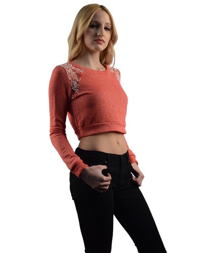 Crop Top With Lace 