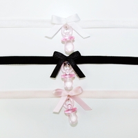 babygirl choker / babypink pacifier - Thumbnail 1