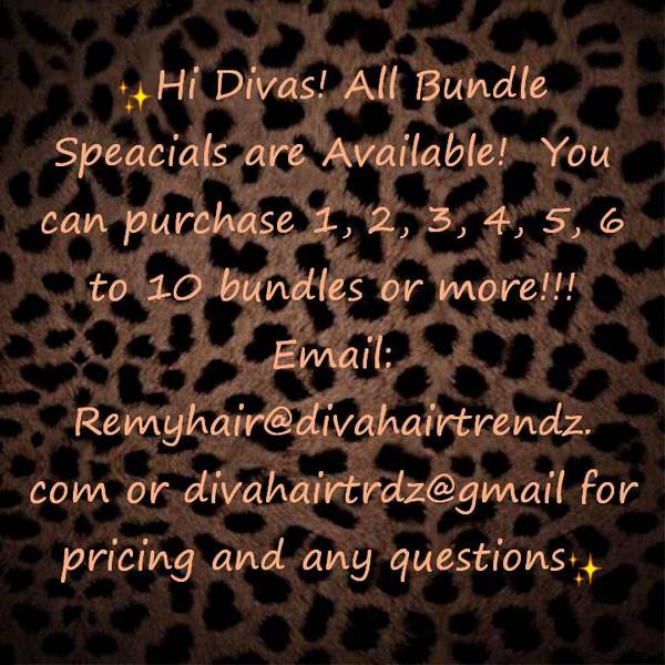 Questions? CONTACT US: RemyHair@divahairtrendz.com or 646-580-4304 [Please LEAVE A VOICEMAIL, TEXT or EMAIL & Will Get Back To You ASAP!:)]