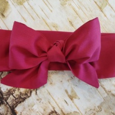 Fuchsia head wrap