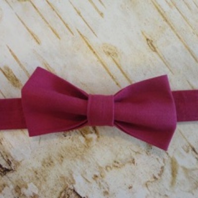 Fuchsia bow tie
