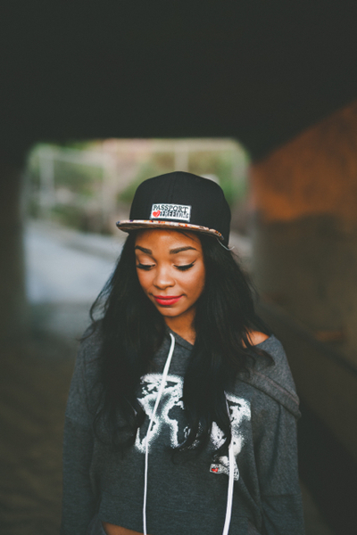 Ladies hoodie world map