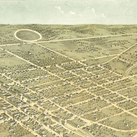 Lexington, Kentucky in 1871 - Bird's Eye View Map, Aerial Map, Panorama, Vintage map, Antique map, Reproduction, Giclée, Fine Art, Wall Art - Thumbnail 4