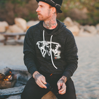 Unisex World Map Hoodie - Thumbnail 1