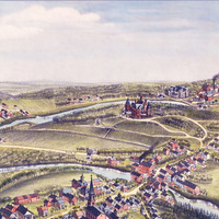 Northborough, Massachusetts in 1887 - Bird's Eye View Map, Aerial Map, Panorama, Vintage map, Antique map, Giclée, Fine Art, Wall Art - Thumbnail 3