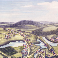 Northborough, Massachusetts in 1887 - Bird's Eye View Map, Aerial Map, Panorama, Vintage map, Antique map, Giclée, Fine Art, Wall Art - Thumbnail 4