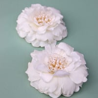Realistic Wedding Hair Flower Set Mini Bijou 2 Piece Set  - #RF707 : Luxe in Bloom - Thumbnail 2