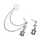 Simple Crystal Turtle Ear Cuff Set - Thumbnail 1