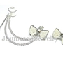 White Bow Swarovski Ear Cuff - Thumbnail 1