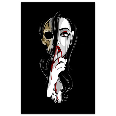 Death is Silent - Art Print - by Denis Caron