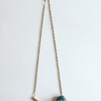 Vintage Button Necklace NL0880 - Thumbnail 1