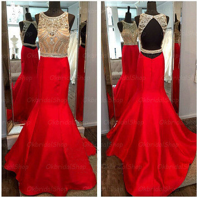 long prom dress, red prom dress, backless prom dress, special occasion dress, mermaid prom dress, long evening dress, BD14600