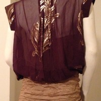 Nicole Miller Metallic Dress - Thumbnail 1