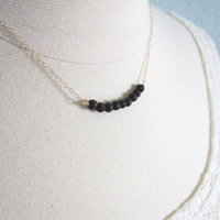Lava Rock Essential Oil Diffuser Necklace  - Thumbnail 1