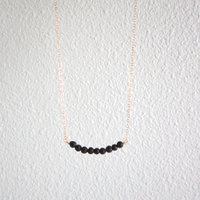 Lava Rock Essential Oil Diffuser Necklace  - Thumbnail 2