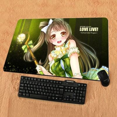 Love live minami kotori anime gaming playmat multipurpose mousepad 2 sizes pm46