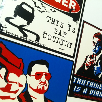 Pop culture 10th anniversary sticker set - by psychological industries