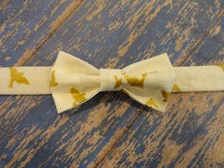 Golden Sparrow Bow Tie