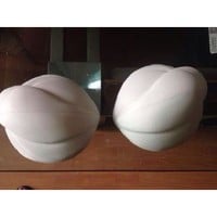 BB2 White No paint MERMAID bra Ariel shell - Thumbnail 1