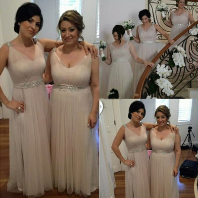 Nude bridesmaid dresses, classic bridesmaid dresses,a-line bridesmaid dress,cheap bridesmaid dress,chiffon bridesmaid gowns,15042411