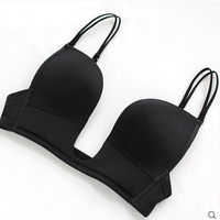 Deep Plunge Push Up Bra - Thumbnail 3
