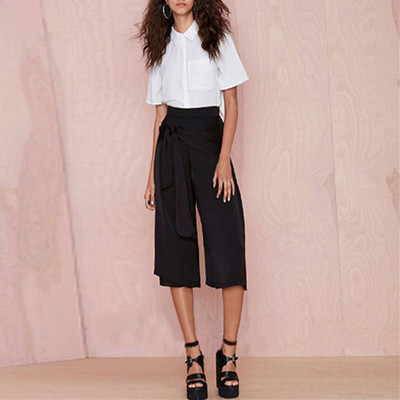 Black culottes