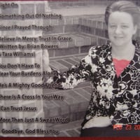 TARA WILLIAMS-TRUST IN GRACE SOUTHERN GOSPEL CD - Thumbnail 1