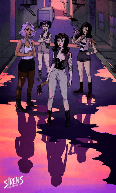 The Sirens 11x17" Print