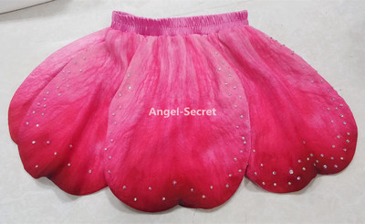 P279 rosetta fairy velvet and chiffon top and skirt