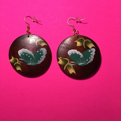 Butterfly Painted Earrings