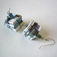 Eco Earrings - Stripey Stripes - Thumbnail 3