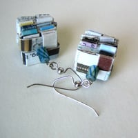Eco Earrings - Stripey Stripes - Thumbnail 4