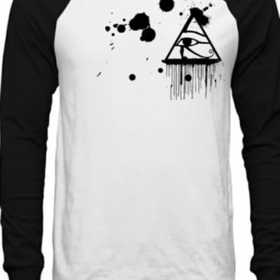 Allegedly horus eye baseball tee