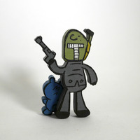 Agent 00-Fet with pal Blue Teddy 3D printed figure  - Thumbnail 1